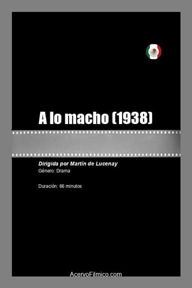 A lo macho poster