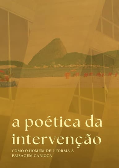 A poética da intervenção poster