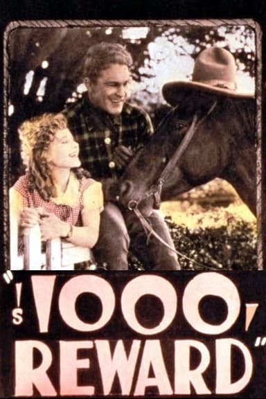 $1,000 Reward poster