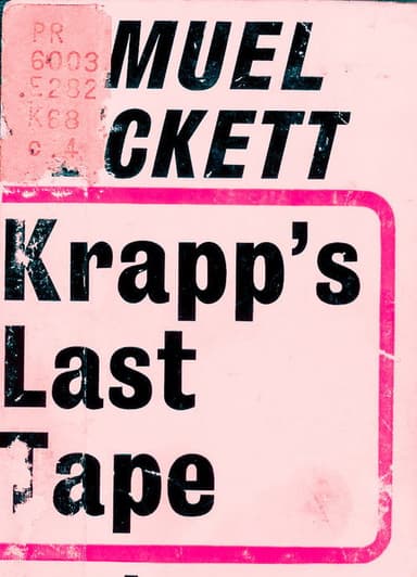 Krapp's Last Tape poster