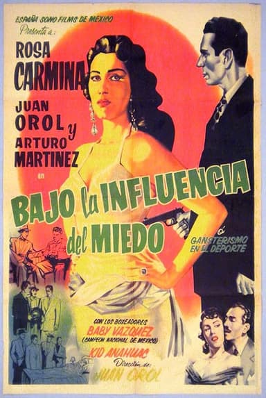 Under the influence of fear poster