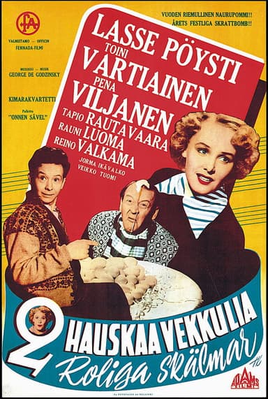 2 hauskaa vekkulia poster