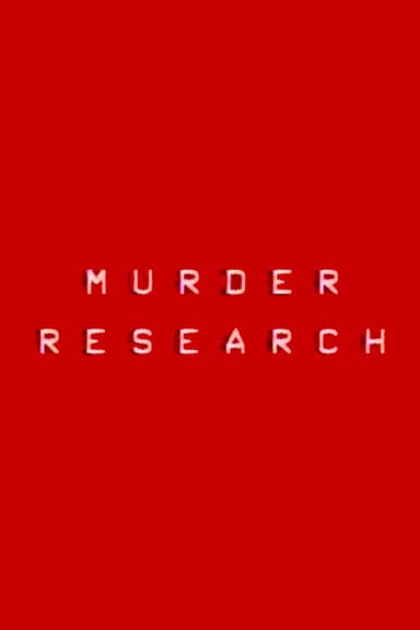 Murder Research poster