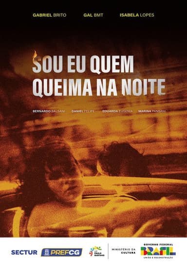 Sou Eu Quem Queima na Noite poster