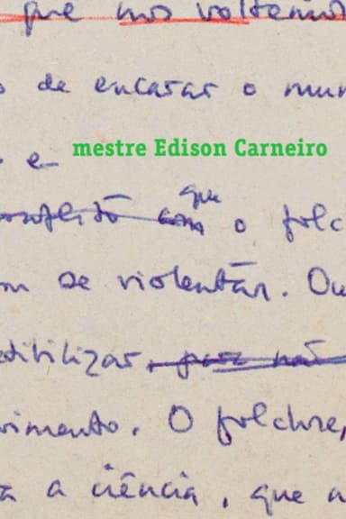Mestre Edison Carneiro poster