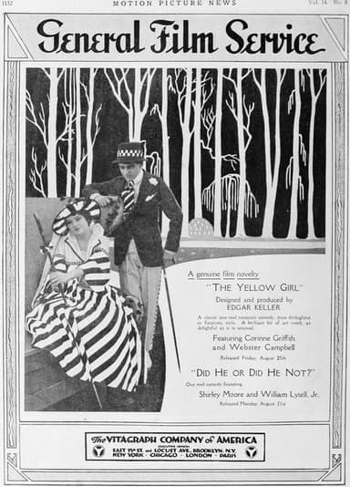 The Yellow Girl poster