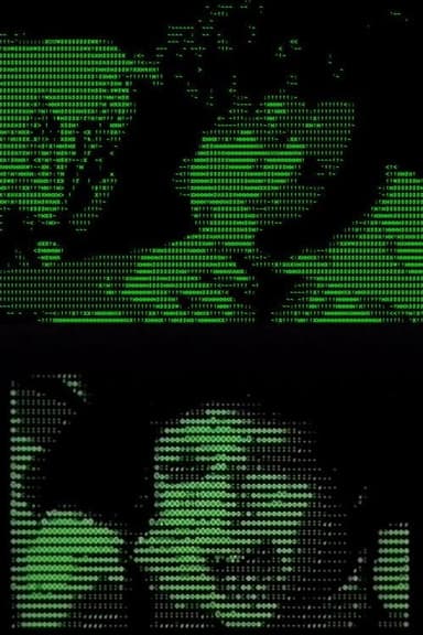 Deep ASCII poster