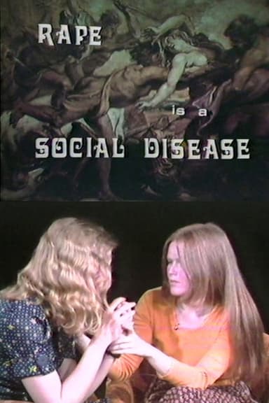 Rape Is A Social Disease poster