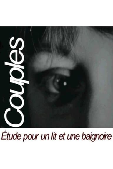 Étude pour un lit et une baignoire poster