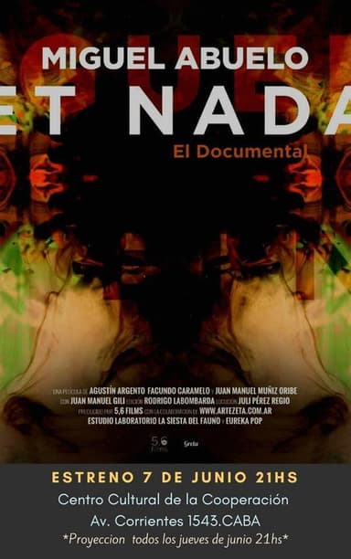 Miguel Abuelo et Nada, el documental poster