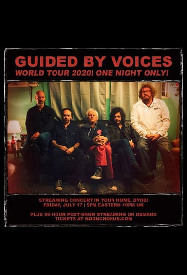 Guided by Voices World Tour 2020 poster