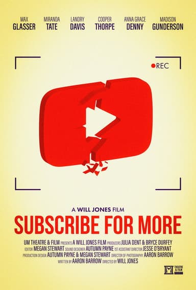 Subscribe for More poster