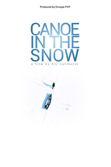 Canoe in the Snow poster