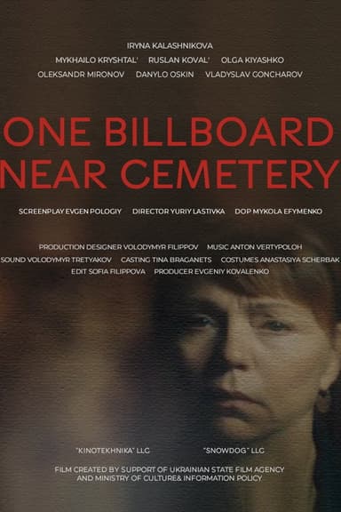 One Billboard Near Cemetery poster