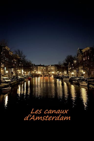 Les canaux d’Amsterdam poster