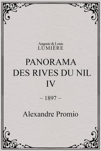 Panorama des rives du Nil, [IV] poster