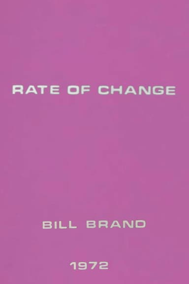 Rate of Change poster