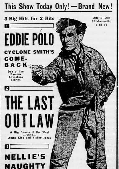 The Last Outlaw poster