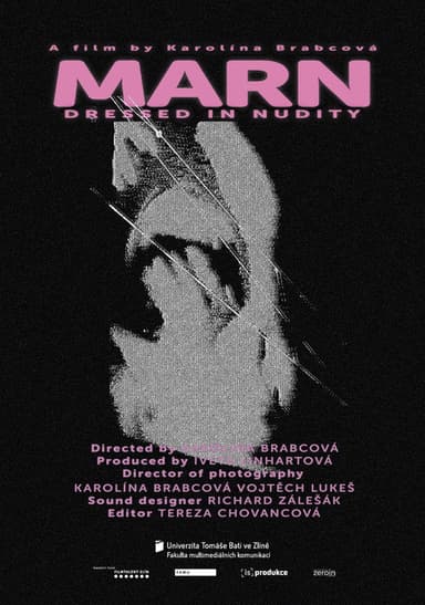 MARN, dressed in nudity poster