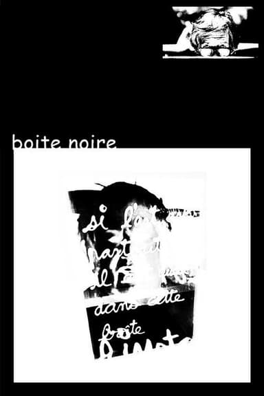 La Boite Noire de Ben Vautier poster