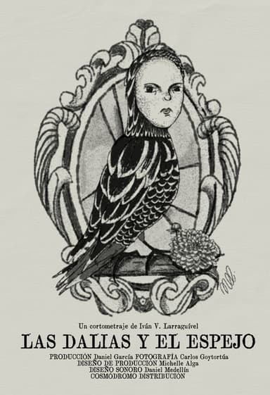 The Dahlias and the mirror poster