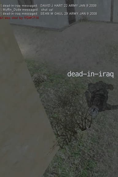 dead in iraq poster
