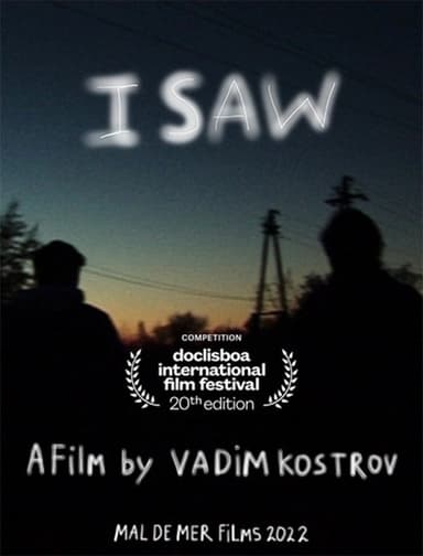 I Saw poster