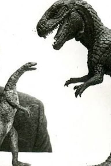 Cave Bear & Dinosaurs poster