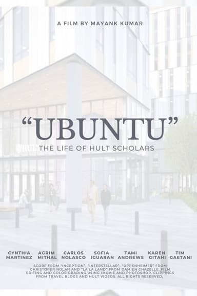 "UBUNTU" poster