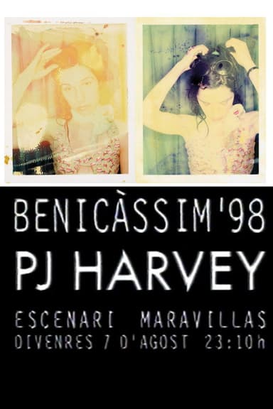 PJ Harvey: Benicassim Festival 1998 poster