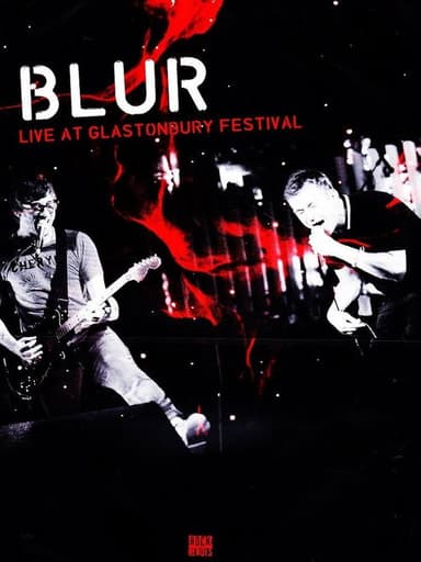 Blur Live at Glastonbury poster