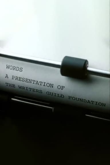 Words poster