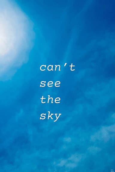 Can’t See The Sky poster