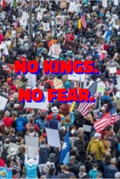 No Kings. No Fear. poster