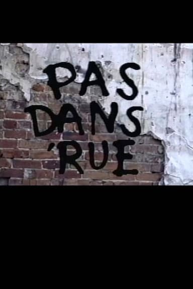 Pas dans 'rue poster