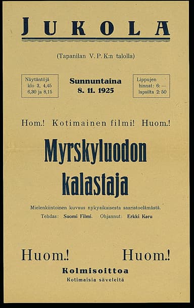Myrskyluodon kalastaja poster