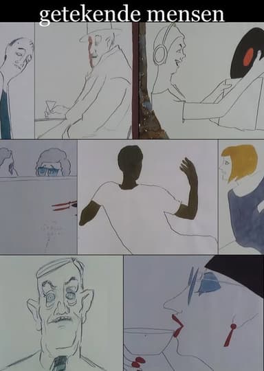 Getekende Mensen poster