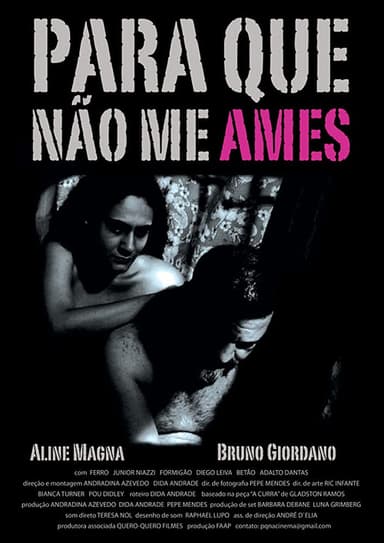 Don't Love Me Later poster