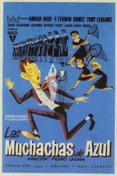 Las muchachas de azul poster
