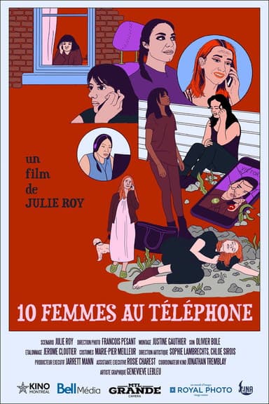 10 femmes au téléphone poster