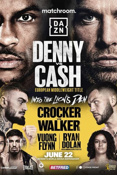 Tyler Denny vs. Felix Cash poster