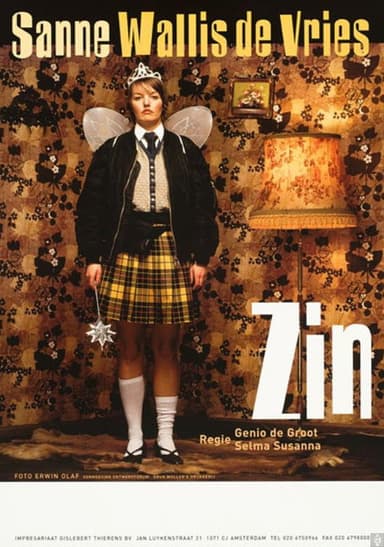 Sanne Wallis de Vries: Zin poster