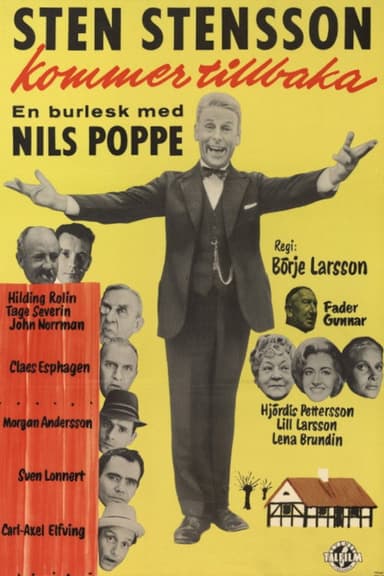 Sten Stensson kommer tillbaka poster