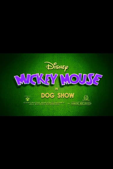 Dog Show poster