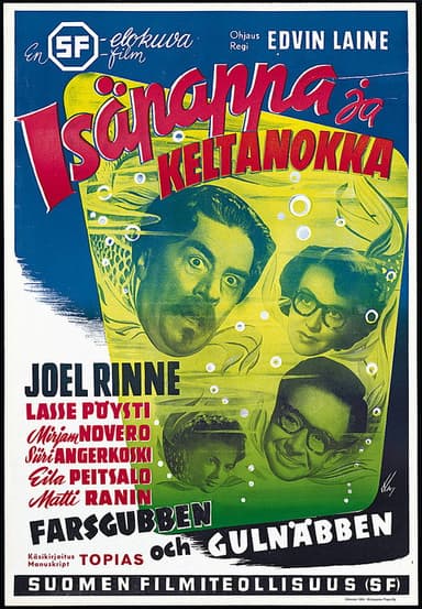 Isäpappa ja keltanokka poster