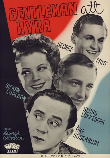 Gentleman att hyra poster