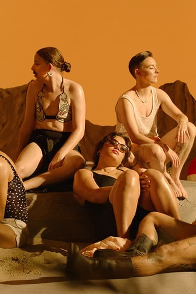 Summer Night by the Beach poster