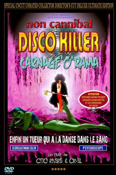 Non-Cannibal Disco Killer Carnage-O-Rama poster