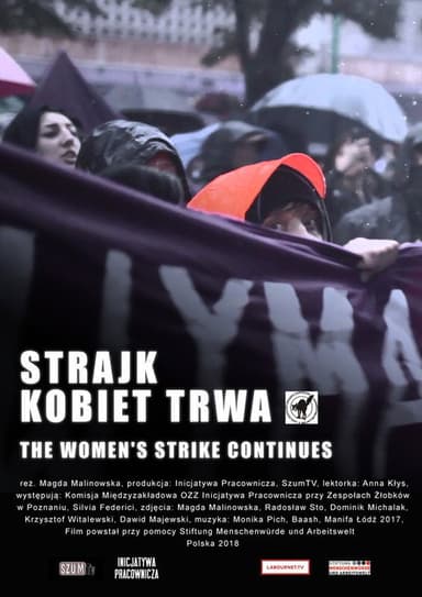The Women’s Strike Continues poster