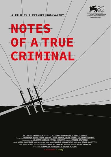 Notes of a True Criminal poster